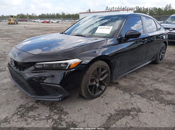 19XFL2H83PE019697 2023 HONDA CIVIC Черный Передняя левая четверть