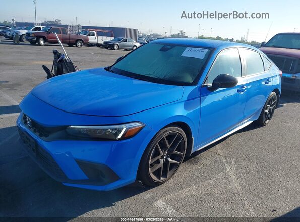 19XFL2H85RE007232 2024 HONDA CIVIC Синий Передняя левая четверть