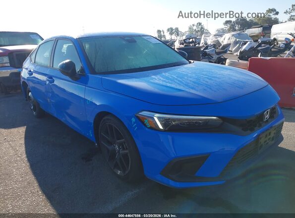 19XFL2H85RE007232 2024 HONDA CIVIC Синий Передняя правая четверть
