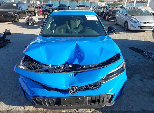 19XFL2H85SE030046 2025 HONDA CIVIC SEDAN Синий Вид задней части салона