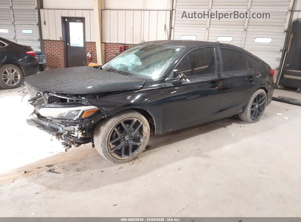 19XFL2H86PE000092 2023 HONDA CIVIC Черный Передняя левая четверть