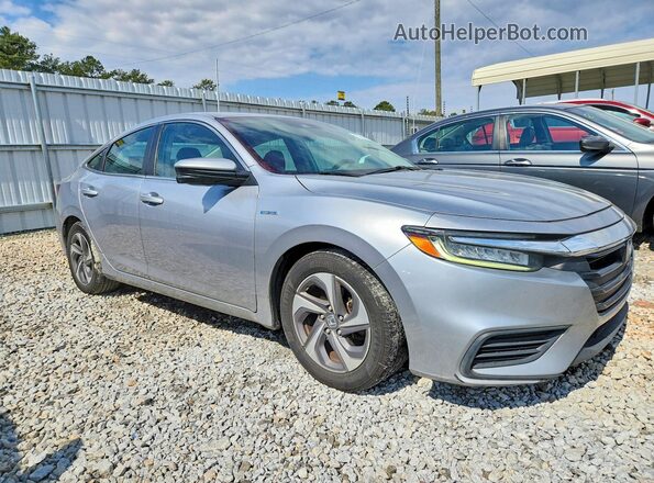 19XZE4F56KE000338 2019 HONDA INSIGHT Серебряный Передняя правая четверть