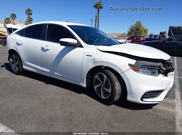 19XZE4F57KE033221 2019 HONDA INSIGHT Белый Передняя правая четверть