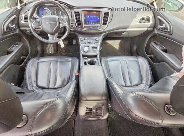 1C3CCCAB0HN508350 2017 CHRYSLER 200 White Widok deski rozdzielczej