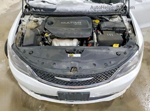 1C3CCCAB0HN508350 2017 CHRYSLER 200 White Widok wnętrza z tyłu