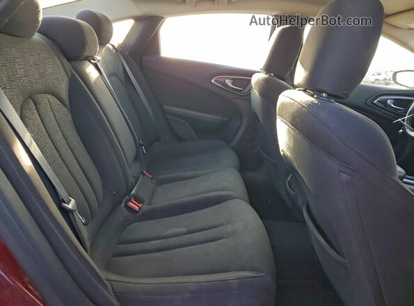 1C3CCCAB1GN167975 2016 CHRYSLER 200 Темно-бордовый Вид задних сидений
