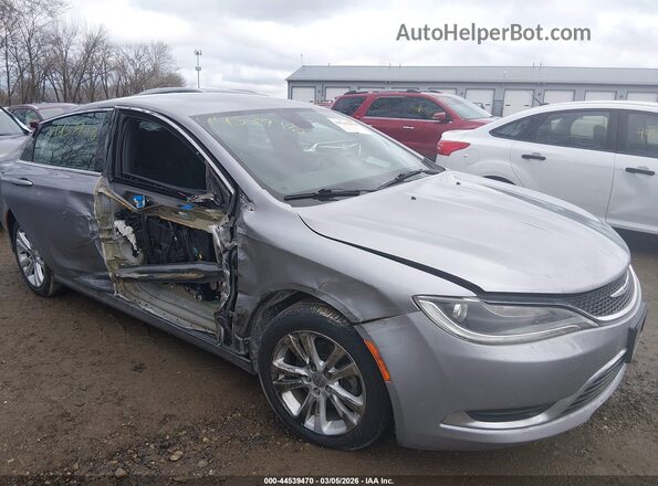 1C3CCCAB1GN171220 2016 CHRYSLER 200 Серебряный Вид спереди