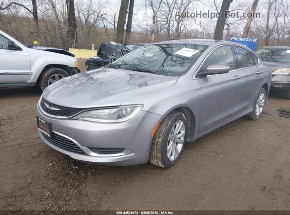 1C3CCCAB1GN171220 2016 CHRYSLER 200 Серебряный Передняя левая четверть