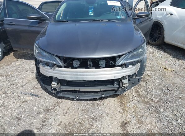 1C3CCCAB2GN142244 2016 CHRYSLER 200 Gray Widok z przodu