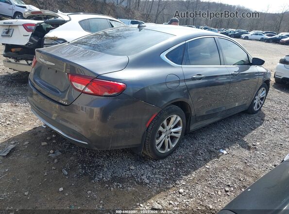 1C3CCCAB2GN142244 2016 CHRYSLER 200 Gray Tył prawy