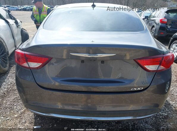 1C3CCCAB2GN142244 2016 CHRYSLER 200 Gray 