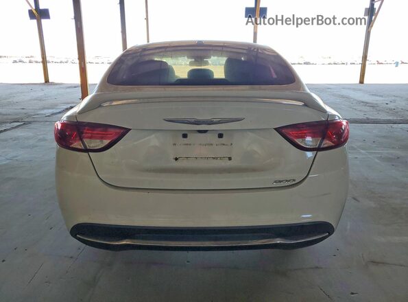 1C3CCCAB4GN112548 2016 CHRYSLER 200 Белый Вид сзади