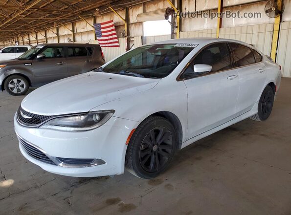 1C3CCCAB4GN112548 2016 CHRYSLER 200 Белый Передняя левая четверть