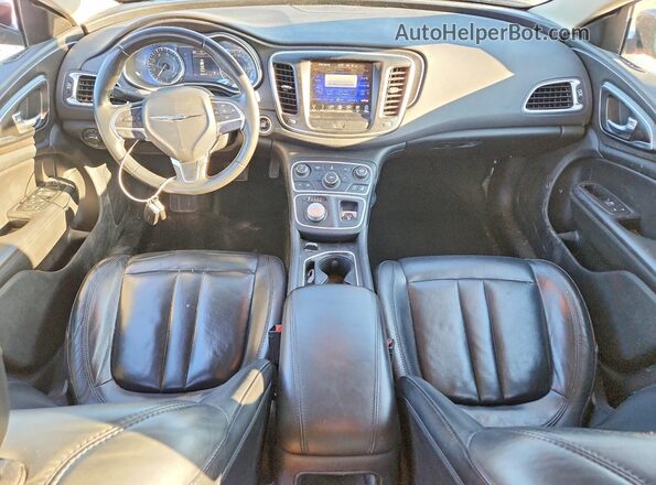 1C3CCCAB4HN511316 2017 CHRYSLER 200 Burgundy Widok deski rozdzielczej