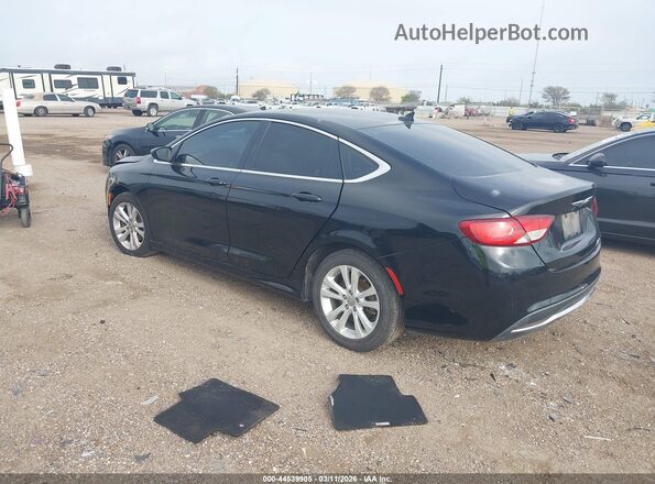 1C3CCCAB5GN158065 2016 CHRYSLER 200 Черный Задняя левая четверть