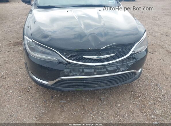 1C3CCCAB5GN158065 2016 CHRYSLER 200 Черный Вид спереди