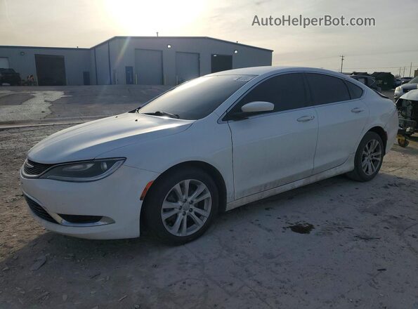 1C3CCCAB5HN503421 2017 CHRYSLER 200 Белый Передняя левая четверть