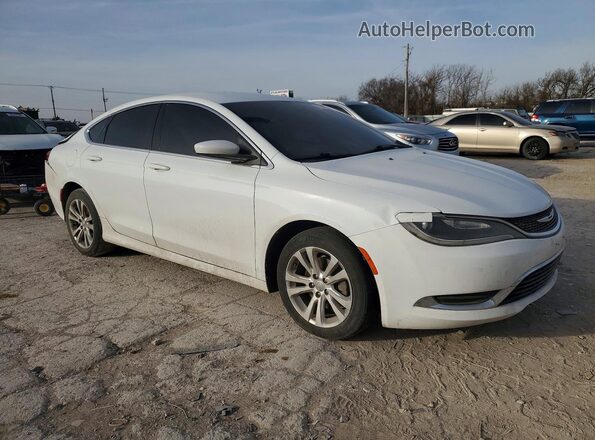 1C3CCCAB5HN503421 2017 CHRYSLER 200 Белый Передняя правая четверть
