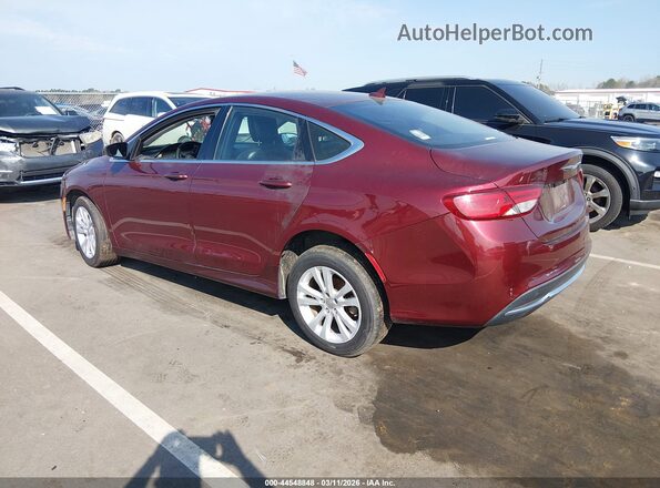 1C3CCCAB8HN502053 2017 CHRYSLER 200 Red Tył lewy