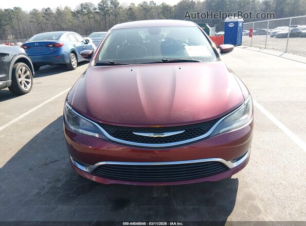 1C3CCCAB8HN502053 2017 CHRYSLER 200 Red Widok zestawu wskaźników