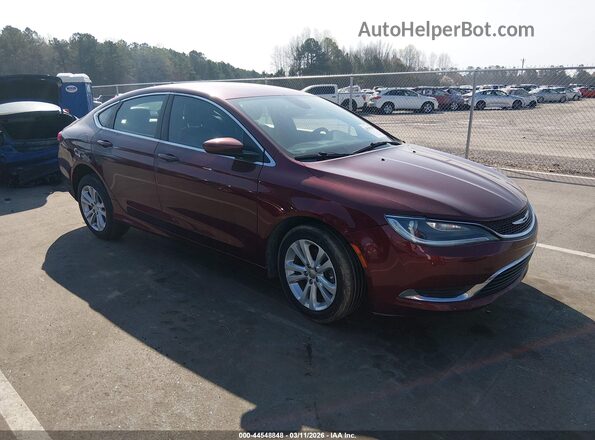 1C3CCCAB8HN502053 2017 CHRYSLER 200 Red Przód prawy