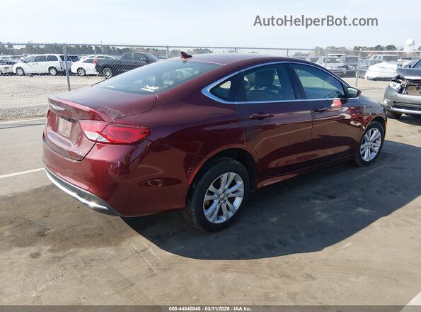 1C3CCCAB8HN502053 2017 CHRYSLER 200 Red Tył prawy