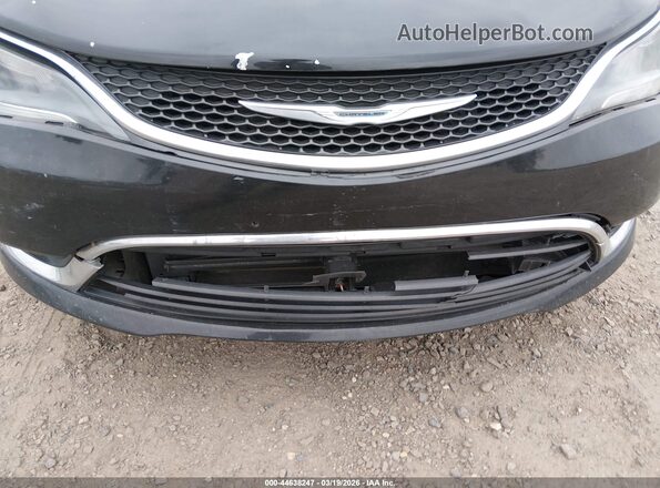 1C3CCCAB9GN108348 2016 CHRYSLER 200 Черный Вид спереди
