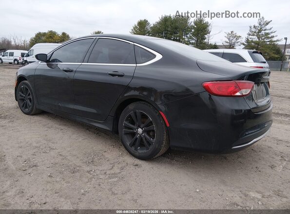 1C3CCCAB9GN108348 2016 CHRYSLER 200 Черный Задняя левая четверть