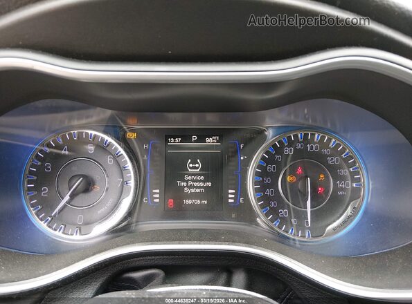 1C3CCCAB9GN108348 2016 CHRYSLER 200 Черный Вид задних сидений