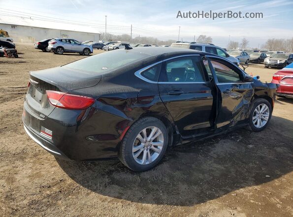 1C3CCCAB9GN168016 2016 CHRYSLER 200 Черный Передняя правая четверть