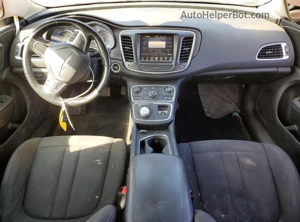 1C3CCCAB9GN168016 2016 CHRYSLER 200 Черный Вид щитка приборов