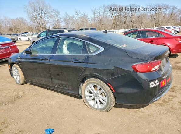 1C3CCCAB9GN168016 2016 CHRYSLER 200 Черный Задняя правая четверть