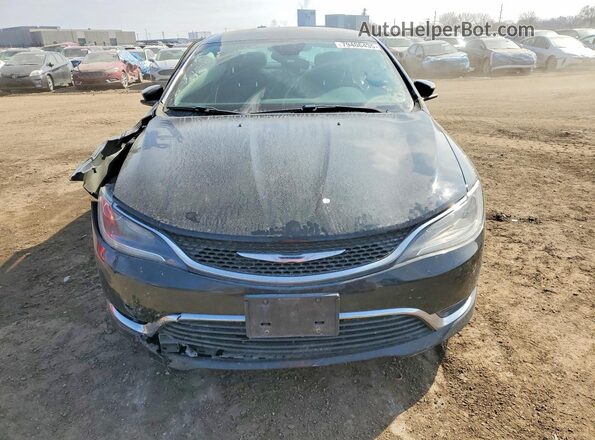 1C3CCCAB9GN168016 2016 CHRYSLER 200 Черный Вид сзади