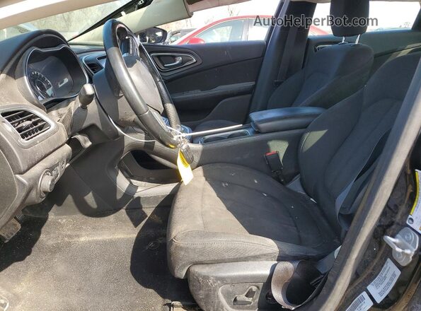 1C3CCCAB9GN168016 2016 CHRYSLER 200 Черный Вид панели приборов