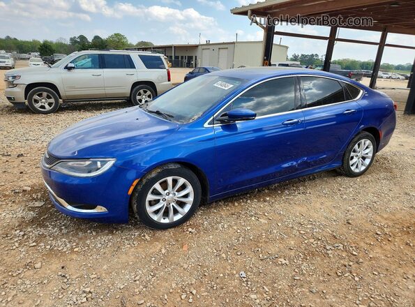 1C3CCCCB5GN119697 2016 CHRYSLER 200 Синий Передняя левая четверть
