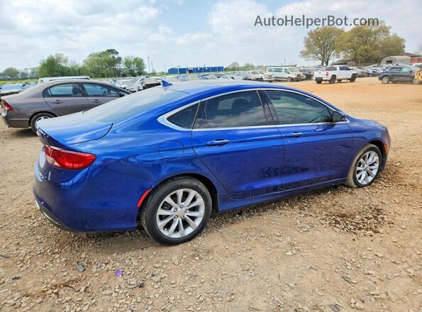 1C3CCCCB5GN119697 2016 CHRYSLER 200 Синий Задняя правая четверть