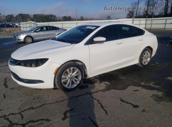 1C3CCCFB0HN500192 2017 CHRYSLER 200 Белый Передняя левая четверть