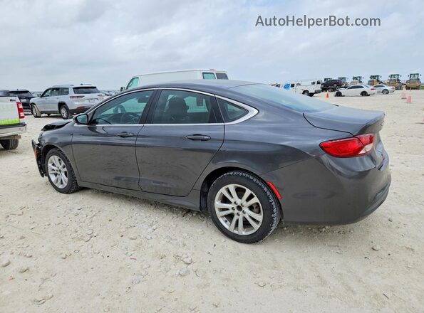 1C3CCCFB1GN181996 2016 CHRYSLER 200 Серый Задняя левая четверть