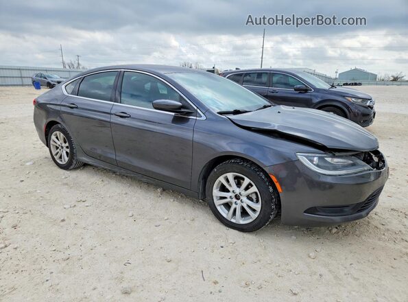 1C3CCCFB1GN181996 2016 CHRYSLER 200 Серый Передняя правая четверть