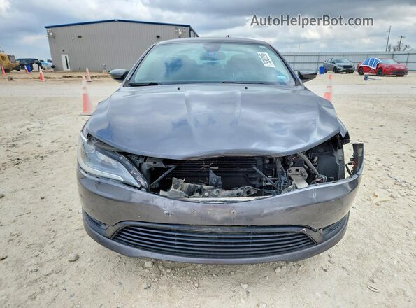 1C3CCCFB1GN181996 2016 CHRYSLER 200 Серый Вид спереди