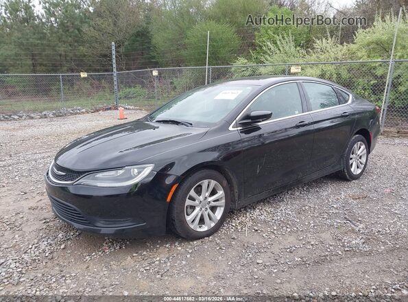 1C3CCCFBXHN502385 2017 CHRYSLER 200 Черный Передняя левая четверть