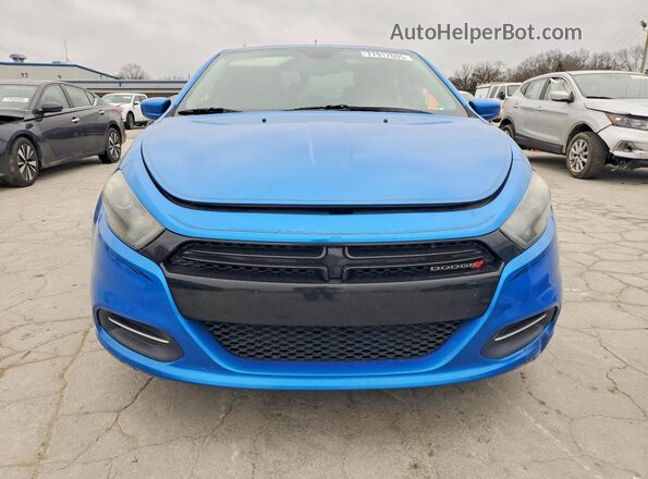1C3CDFAA6GD755690 2016 DODGE DART Blue Widok z przodu