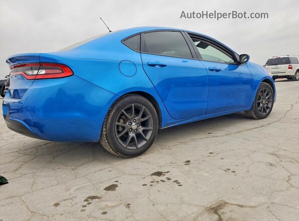 1C3CDFAA6GD755690 2016 DODGE DART Blue Tył prawy