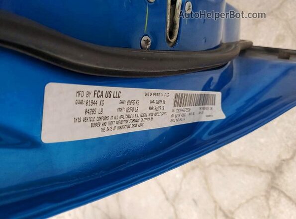 1C3CDFAA6GD755690 2016 DODGE DART Blue Widok komory silnika