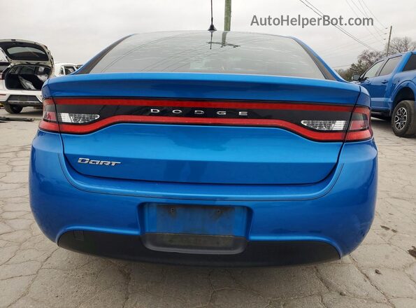 1C3CDFAA6GD755690 2016 DODGE DART Blue Widok z tyłu