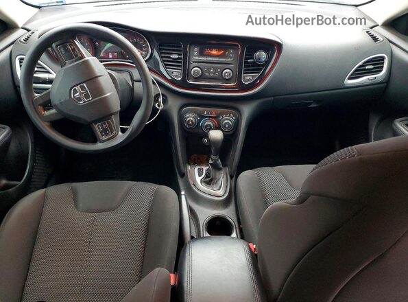 1C3CDFAA6GD755690 2016 DODGE DART Blue Widok deski rozdzielczej