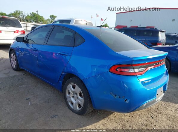 1C3CDFAAXGD539566 2016 DODGE DART Синий Задняя левая четверть
