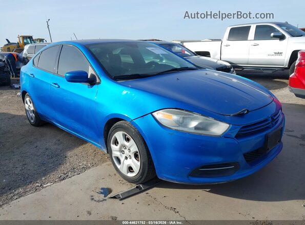1C3CDFAAXGD539566 2016 DODGE DART Синий Передняя правая четверть