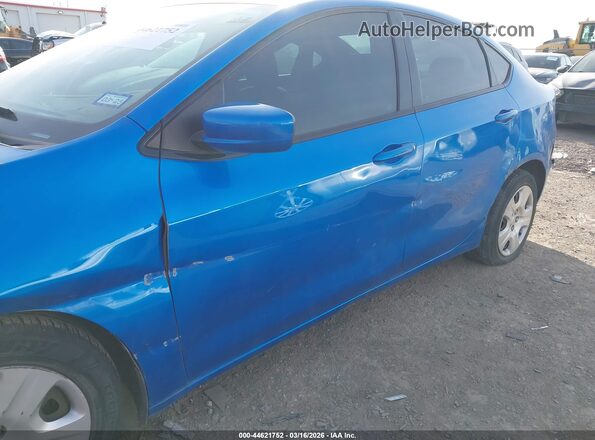 1C3CDFAAXGD539566 2016 DODGE DART Синий Вид панели приборов
