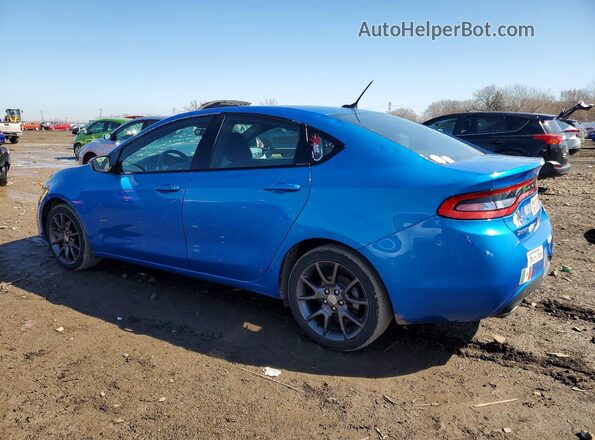 1C3CDFBB2GD541318 2016 DODGE DART Синий Задняя левая четверть
